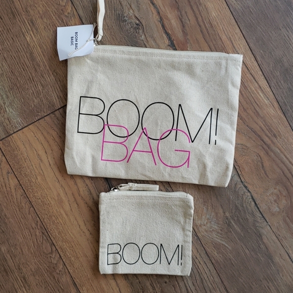 Canvas makeup bag duo - Picture 2 of 3